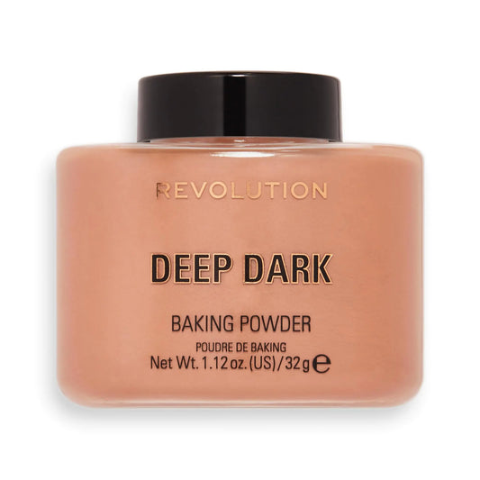 Revolution Matte Finish Baking Powder, Deep Dark, 1.13 Oz