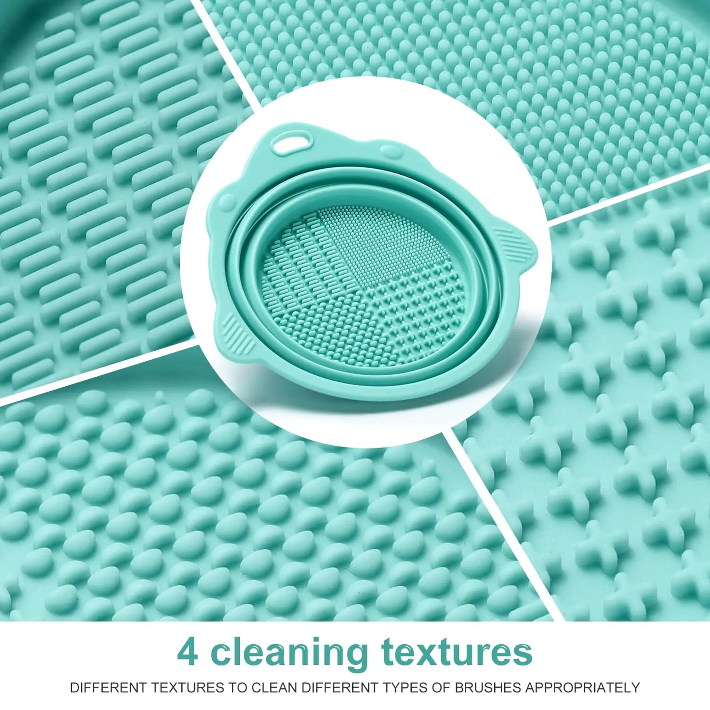 Etercycle Silicone Makeup Brush Cleaner - Portable and Foldable