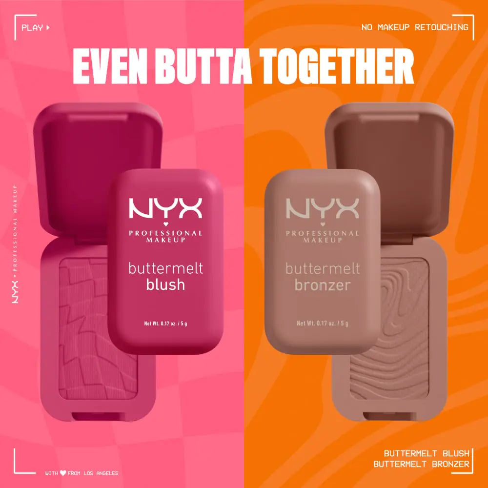 NYX Buttermelt Long-Lasting Blush - Back And Butta