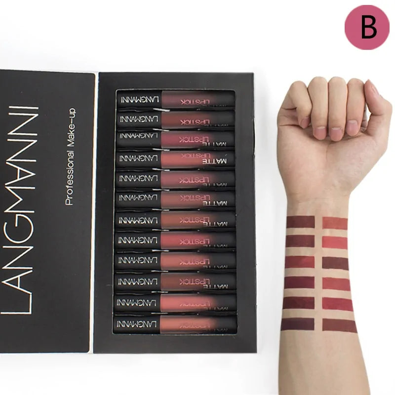 12 Shade Luxe Lipstick Kit