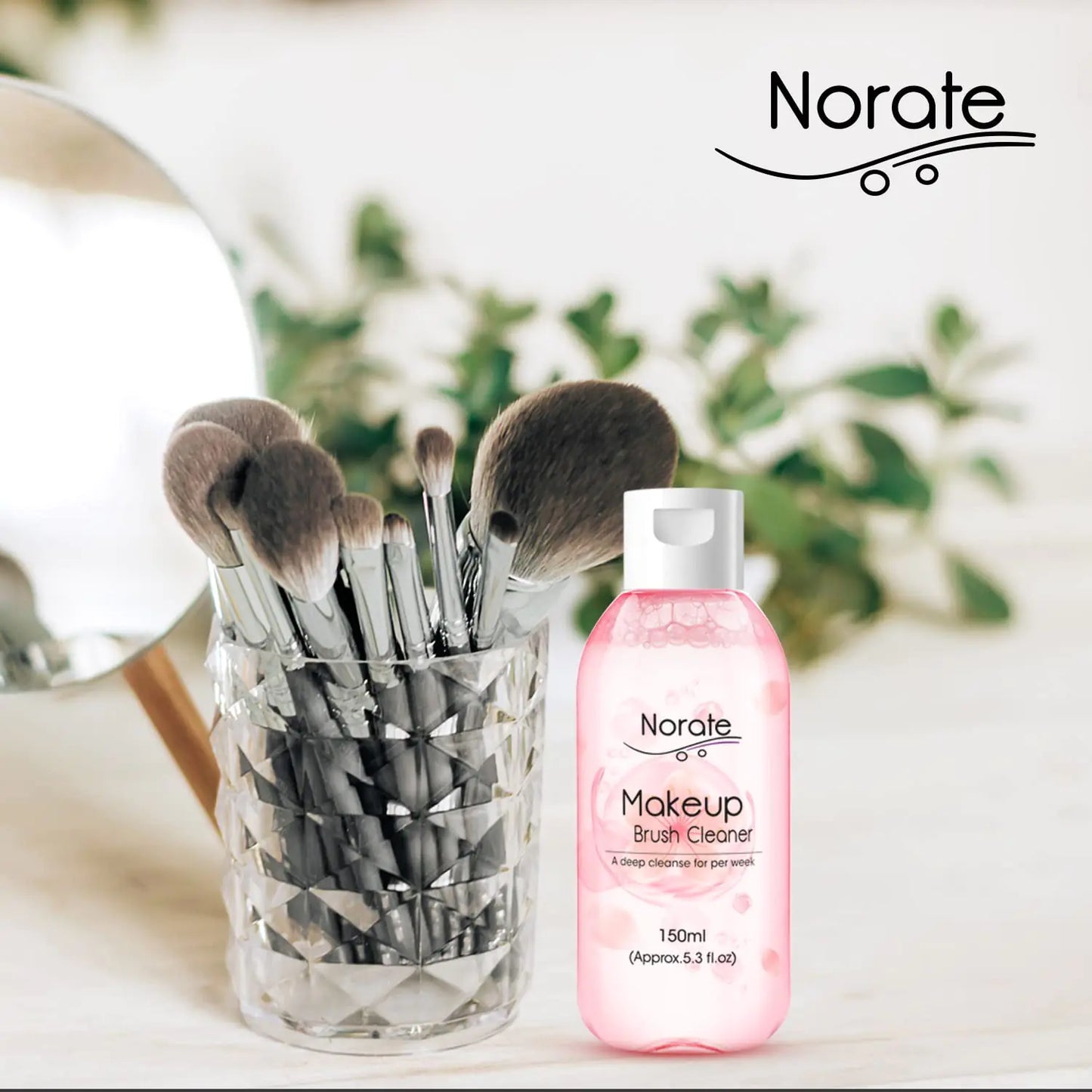 Norate Gentle Makeup Brush Shampoo, 5.3 FL.OZ