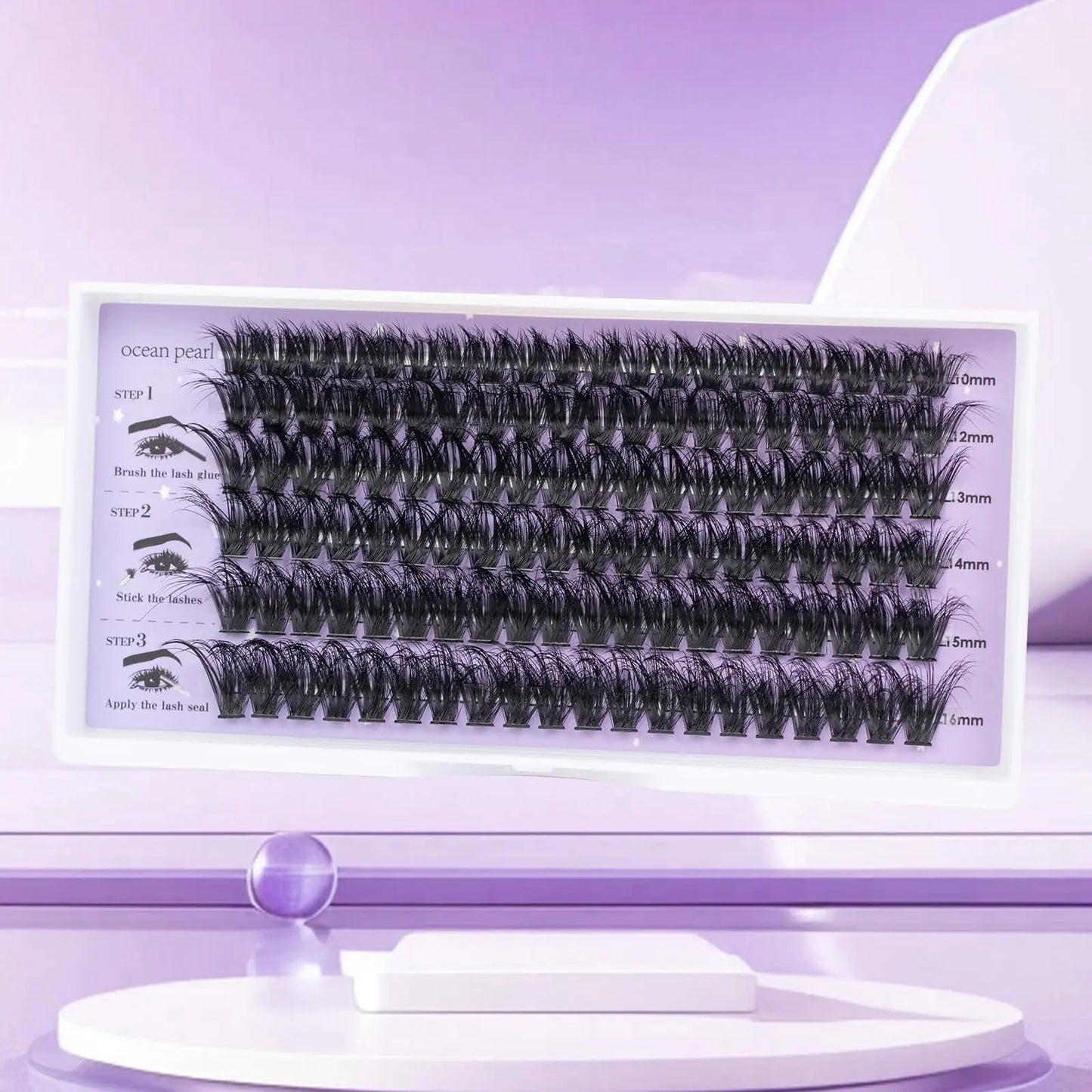 DIY Soft Lash Clusters 120 pcs - Mixed Lengths 10-16mm