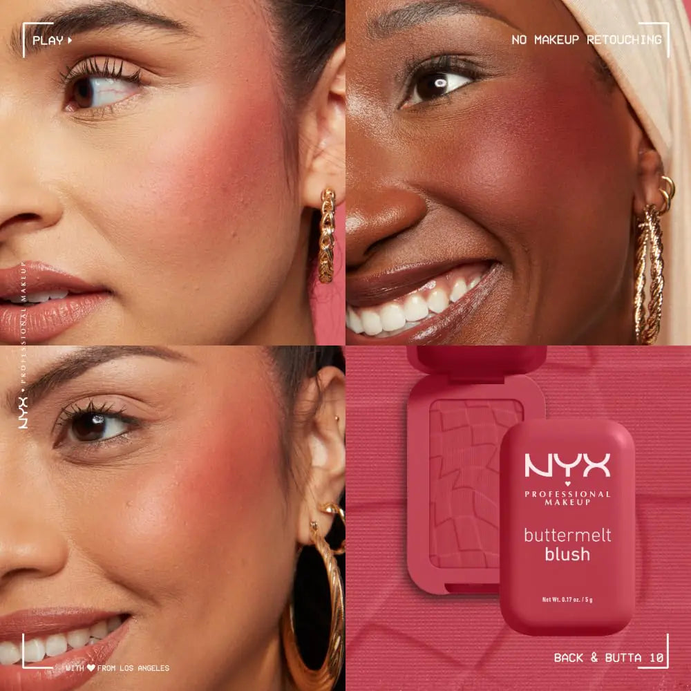 NYX Buttermelt Long-Lasting Blush - Back And Butta