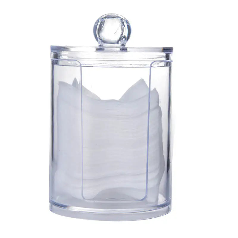 Clear Cosmetic Swab Organizer Box