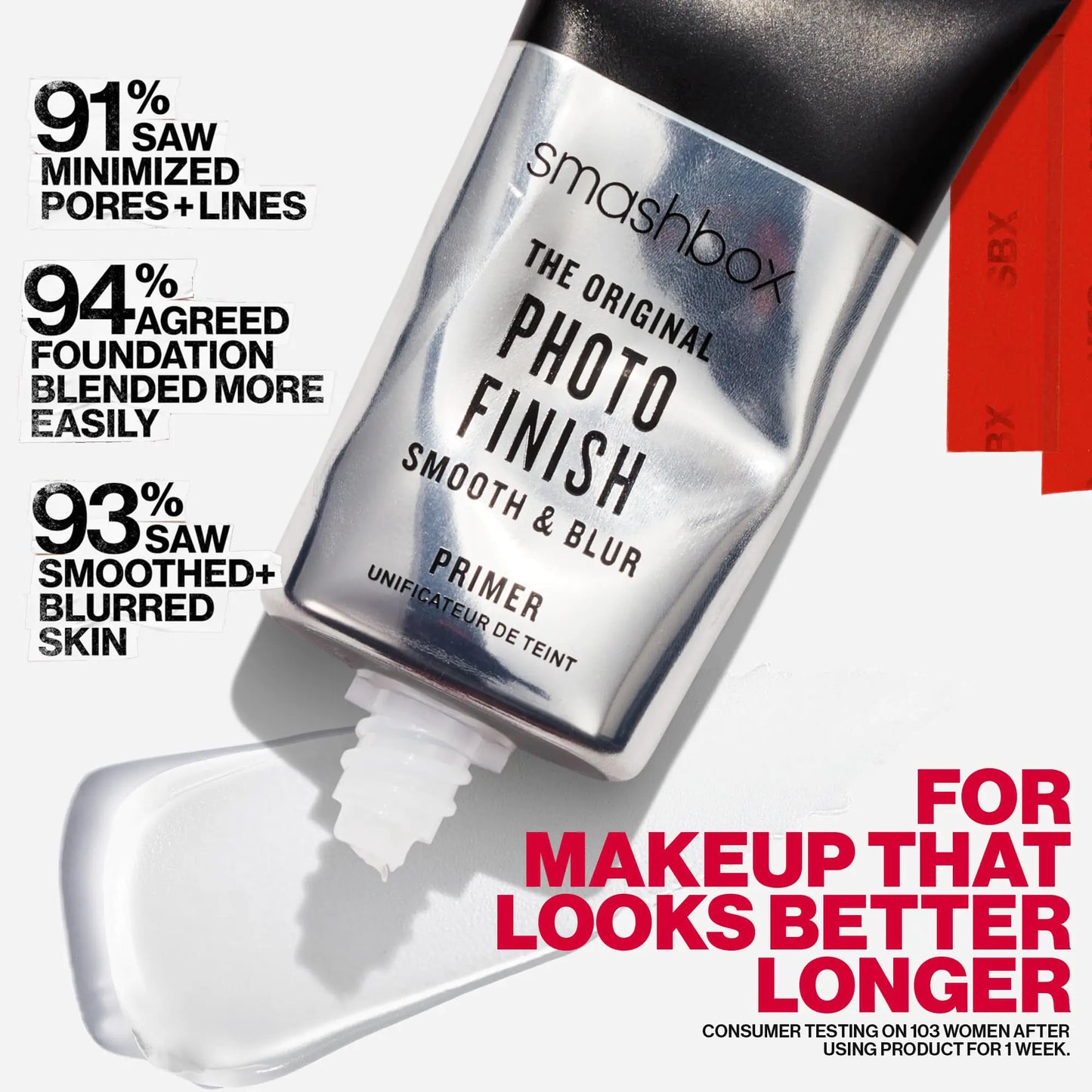 Smashbox Smooth & Blur Primer - Oil-Free with Vitamins A & E, 1.69oz