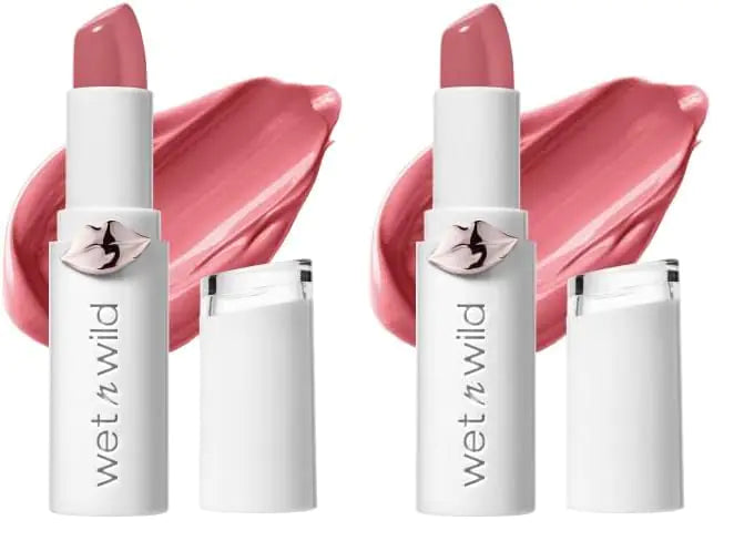 Wet n Wild Mega Shine Bright Pink Lipstick Duo