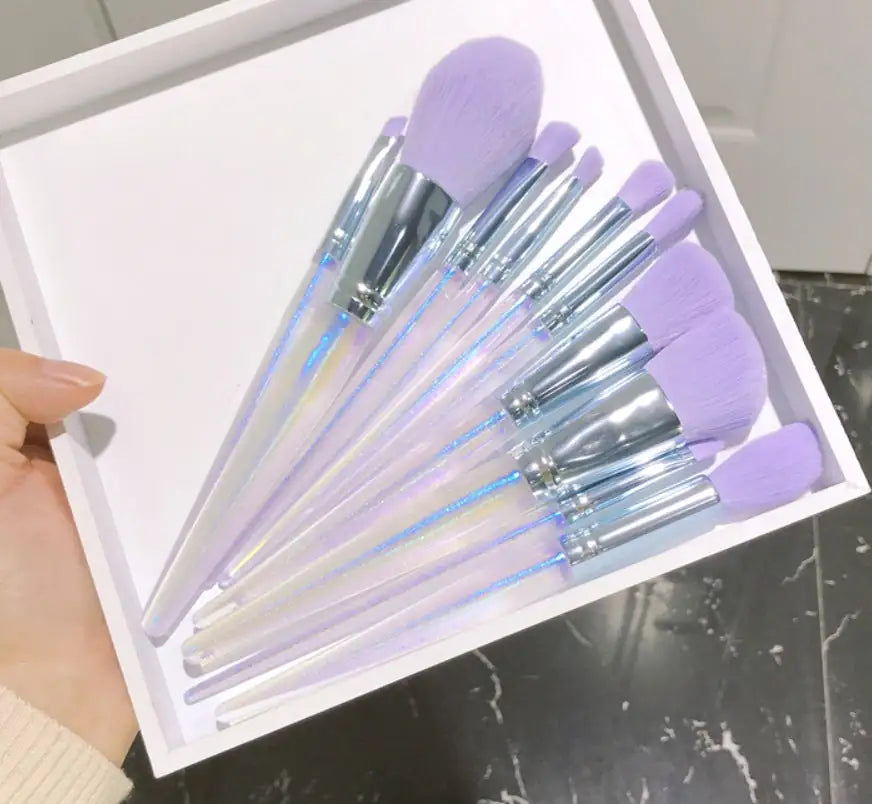 Purple Beauty Brush Kit