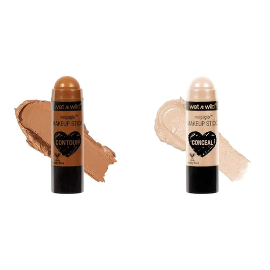 MegaGlo Dual Makeup Sticks - Call Me Maple & Follow Your Bisque