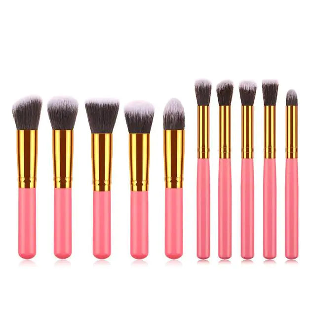 8-Piece Essential Makeup Brushes