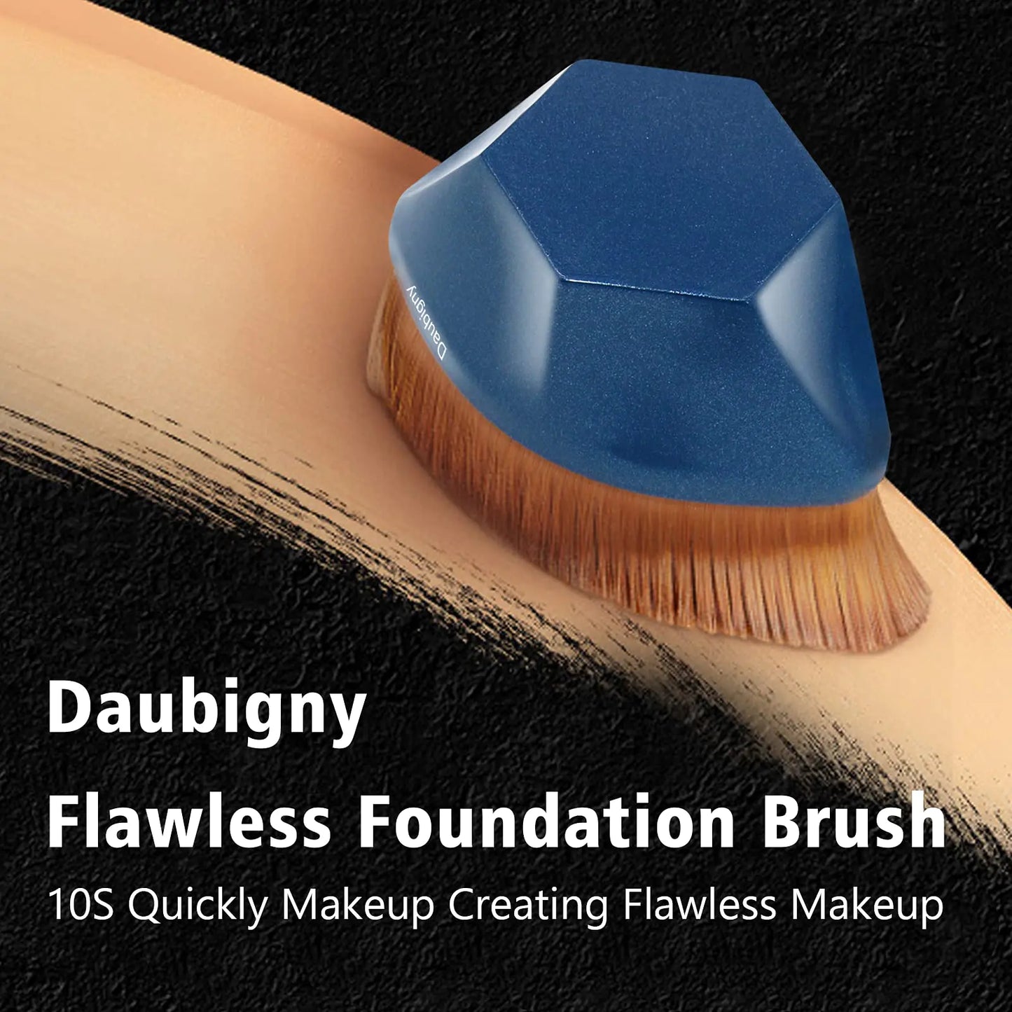 Daubigny Flawless Foundation Brush with Protective Blue Case