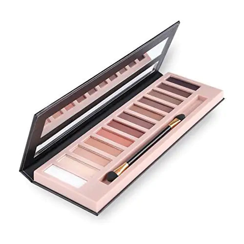 GlamNude 12 Shade Eyeshadow Kit – Matte & Shimmer