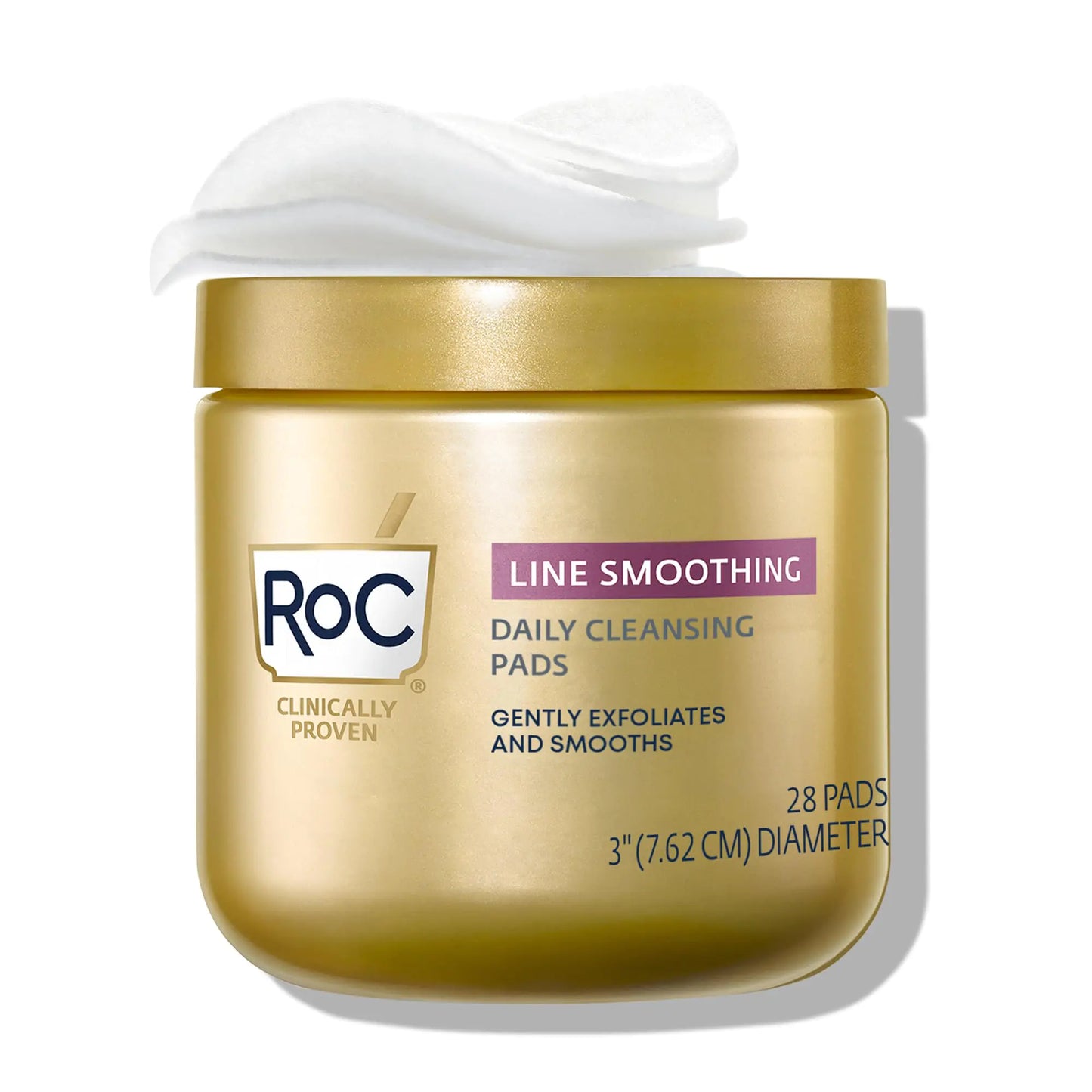 RoC 28ct Hypoallergenic Exfoliating Cleanser Pads