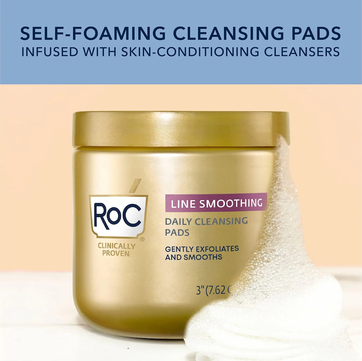 RoC 28ct Hypoallergenic Exfoliating Cleanser Pads