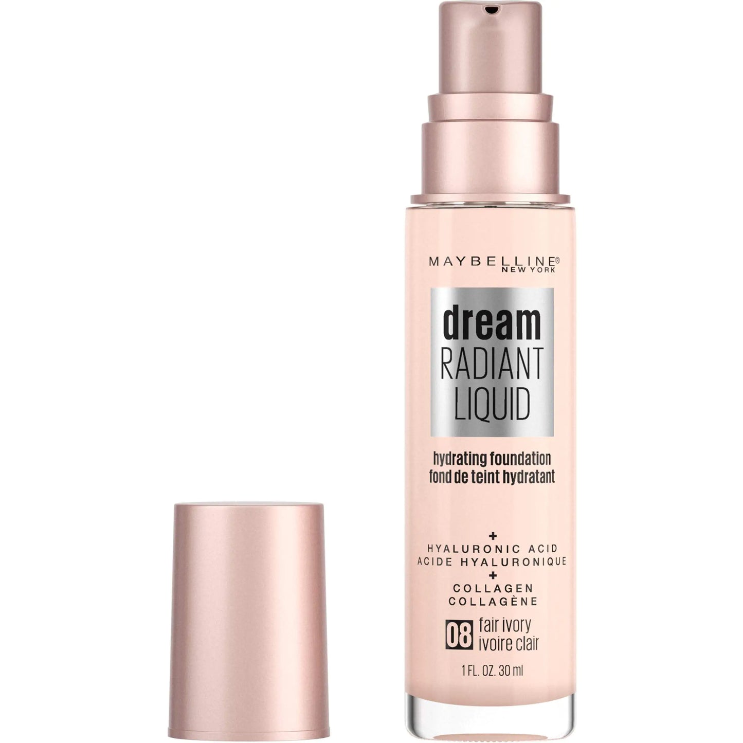 Maybelline Fair Ivory Radiant Liquid Foundation 1 Oz