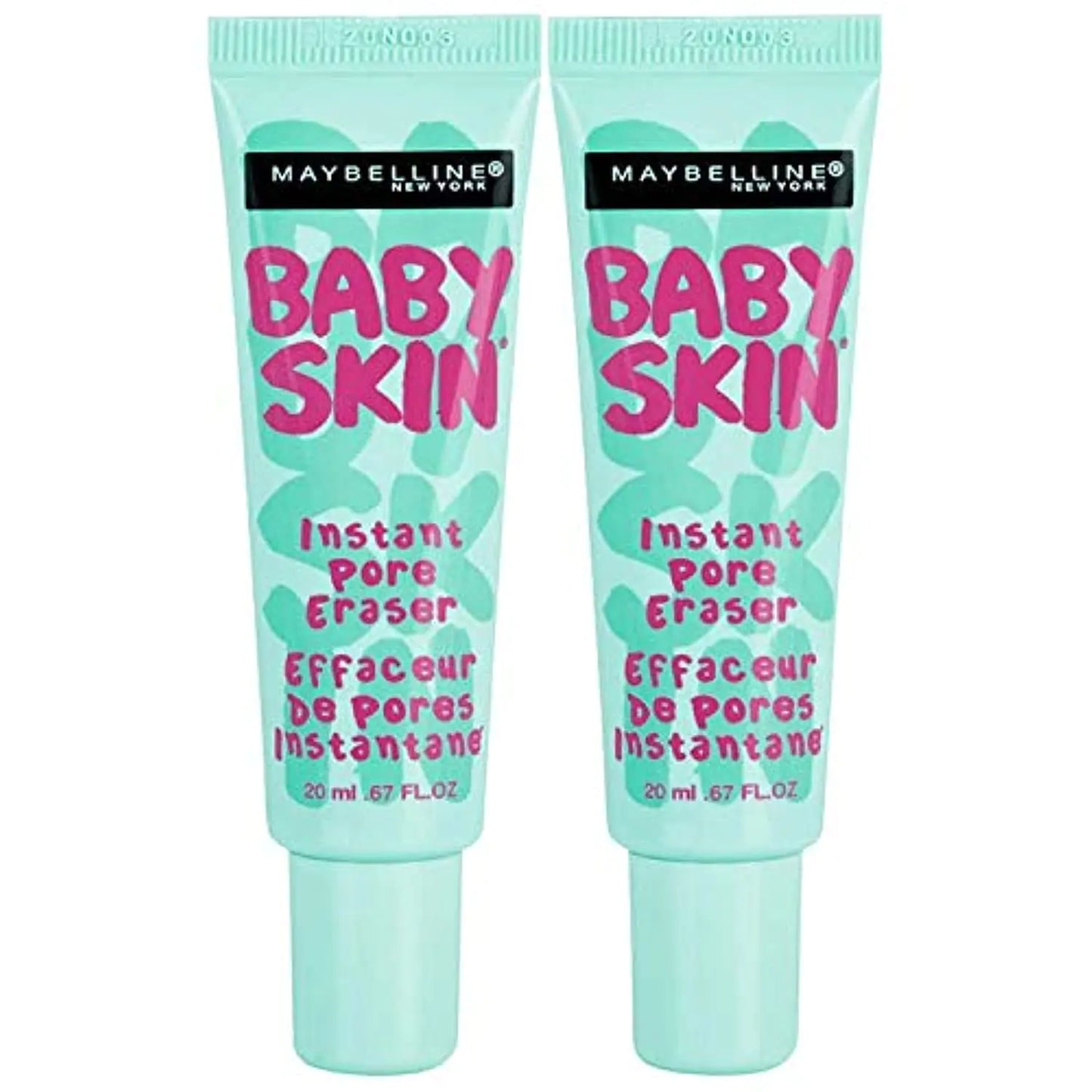 Maybelline Baby Skin Poreless Primer Duo, 0.67 Fl Oz