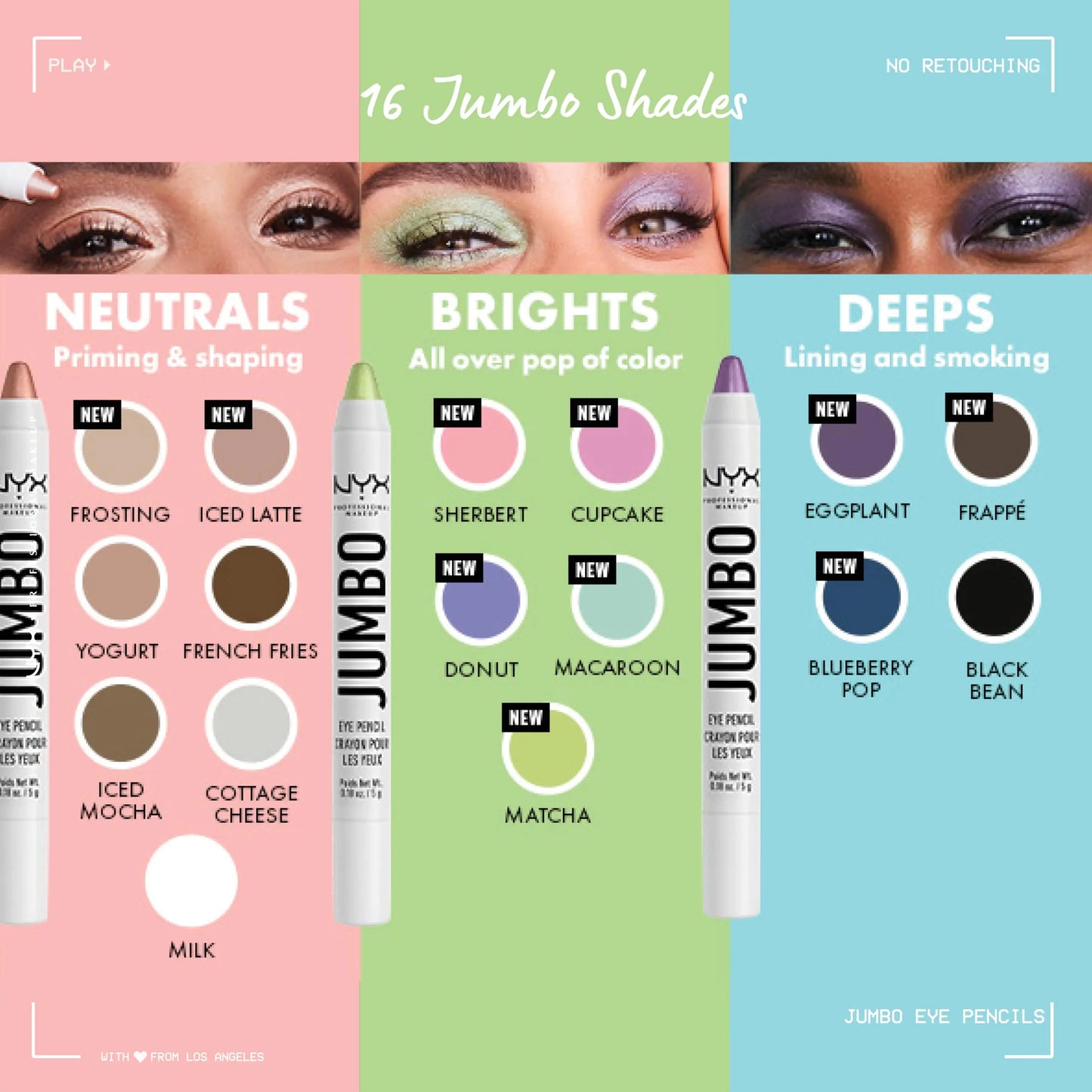 NYX Jumbo Eye Pencil - Mint Macaroon 637