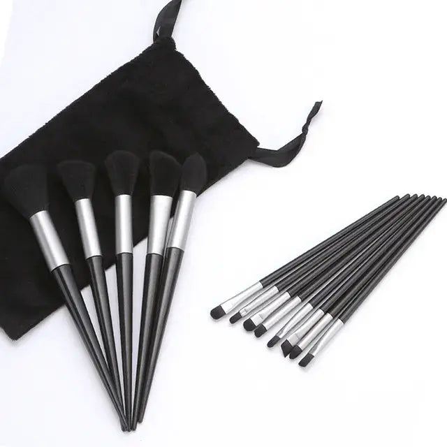 Luxurious Fluffy Makeup Brush Kit