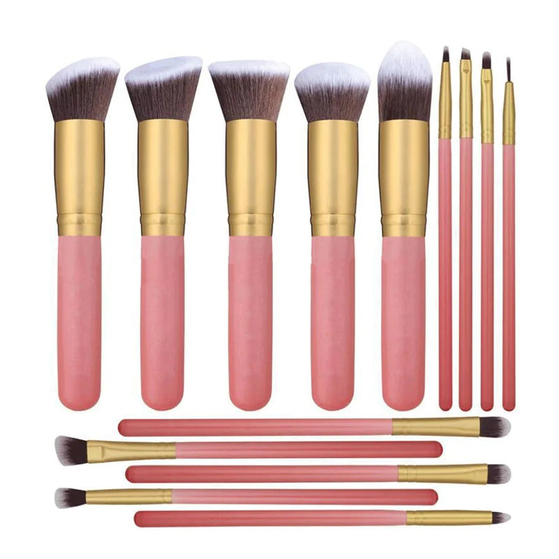 14-Piece Professional Makeup Brush Set