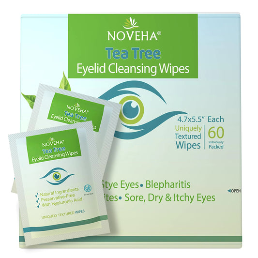 Tea Tree & Hyaluronic Acid Eyelash Wipes