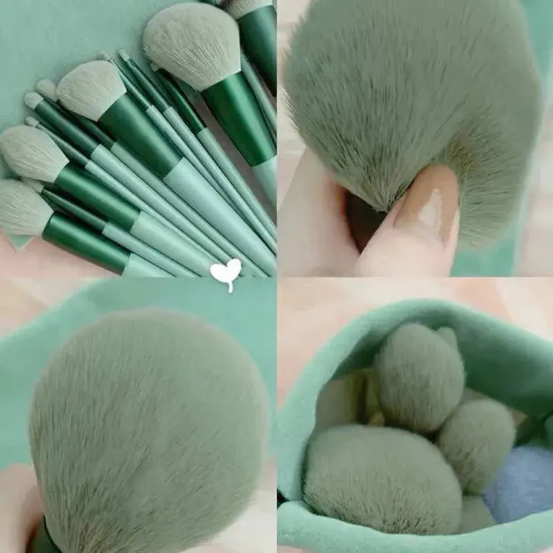 Luxurious Fluffy Makeup Brush Kit