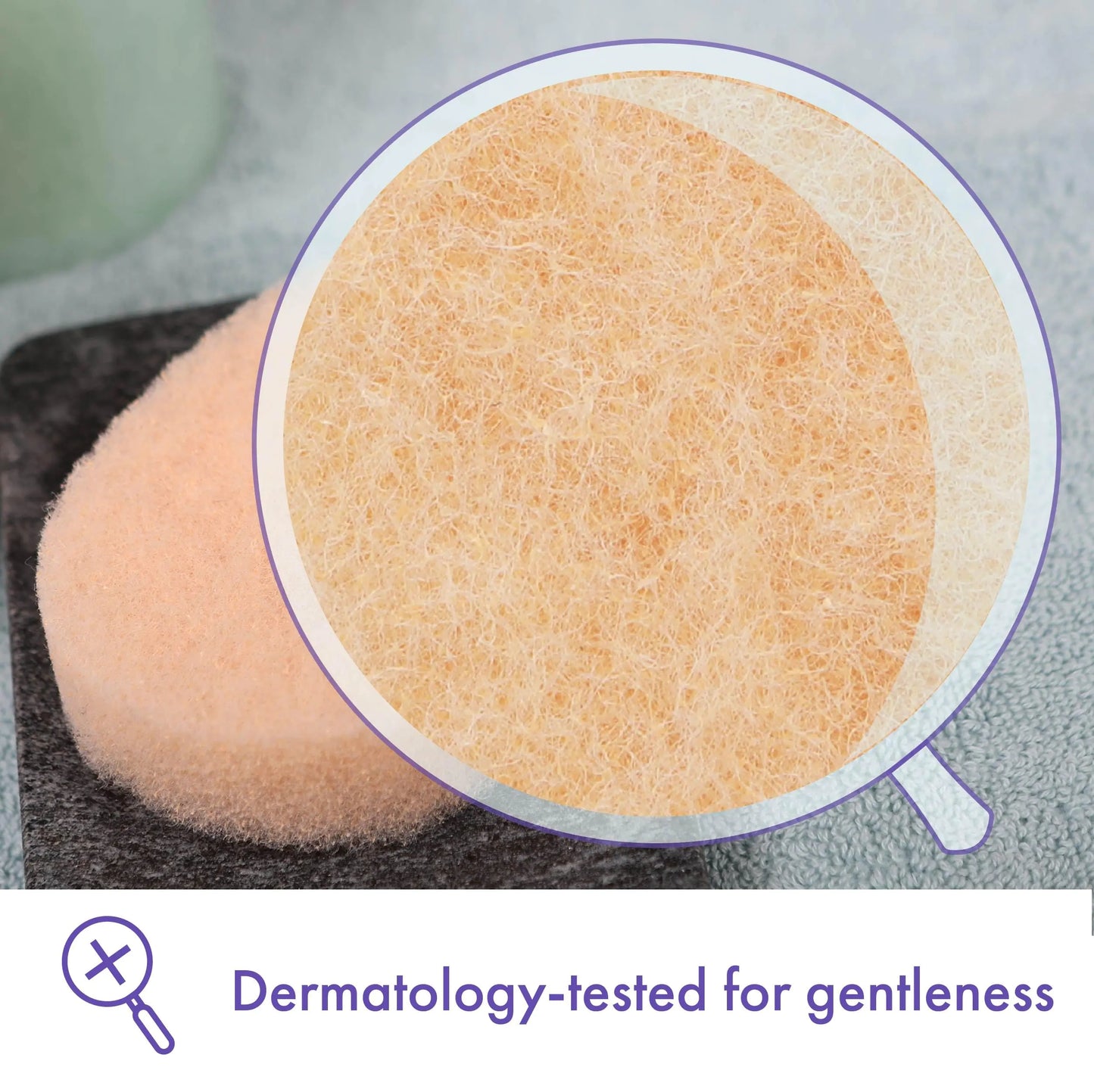 Gentle Dermatologist-Developed Facial Sponge