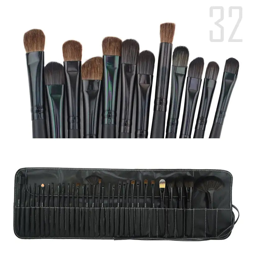 Artisan 32-Piece Luxury Wooden Brush Kit