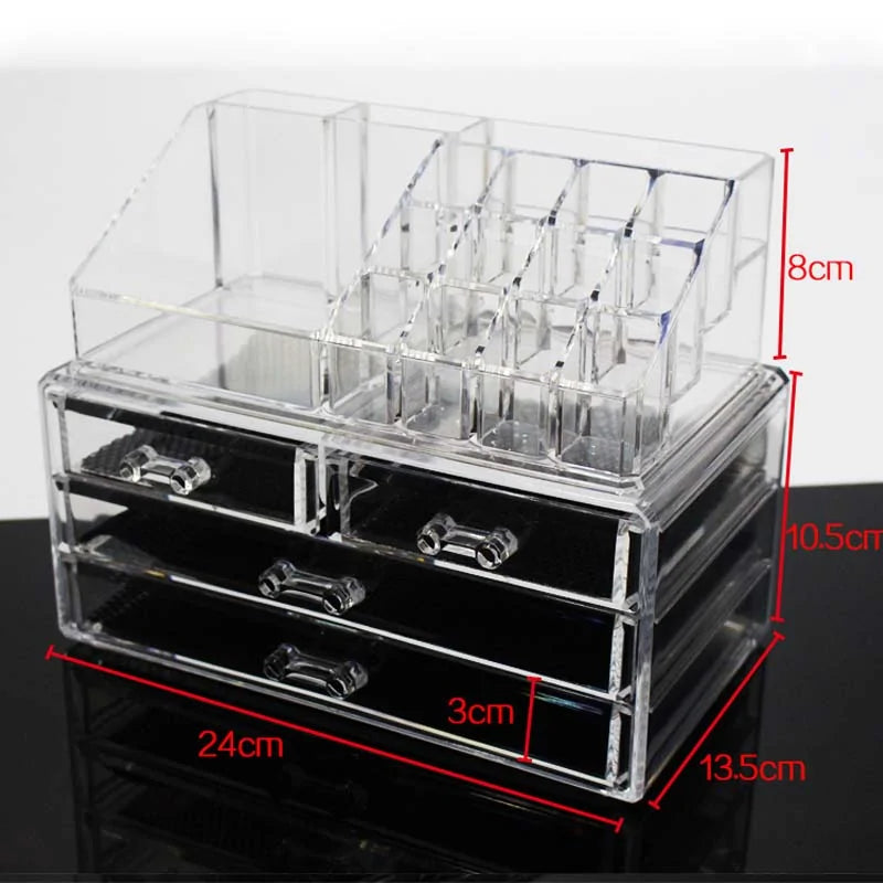 Clear View Cosmetic Holder