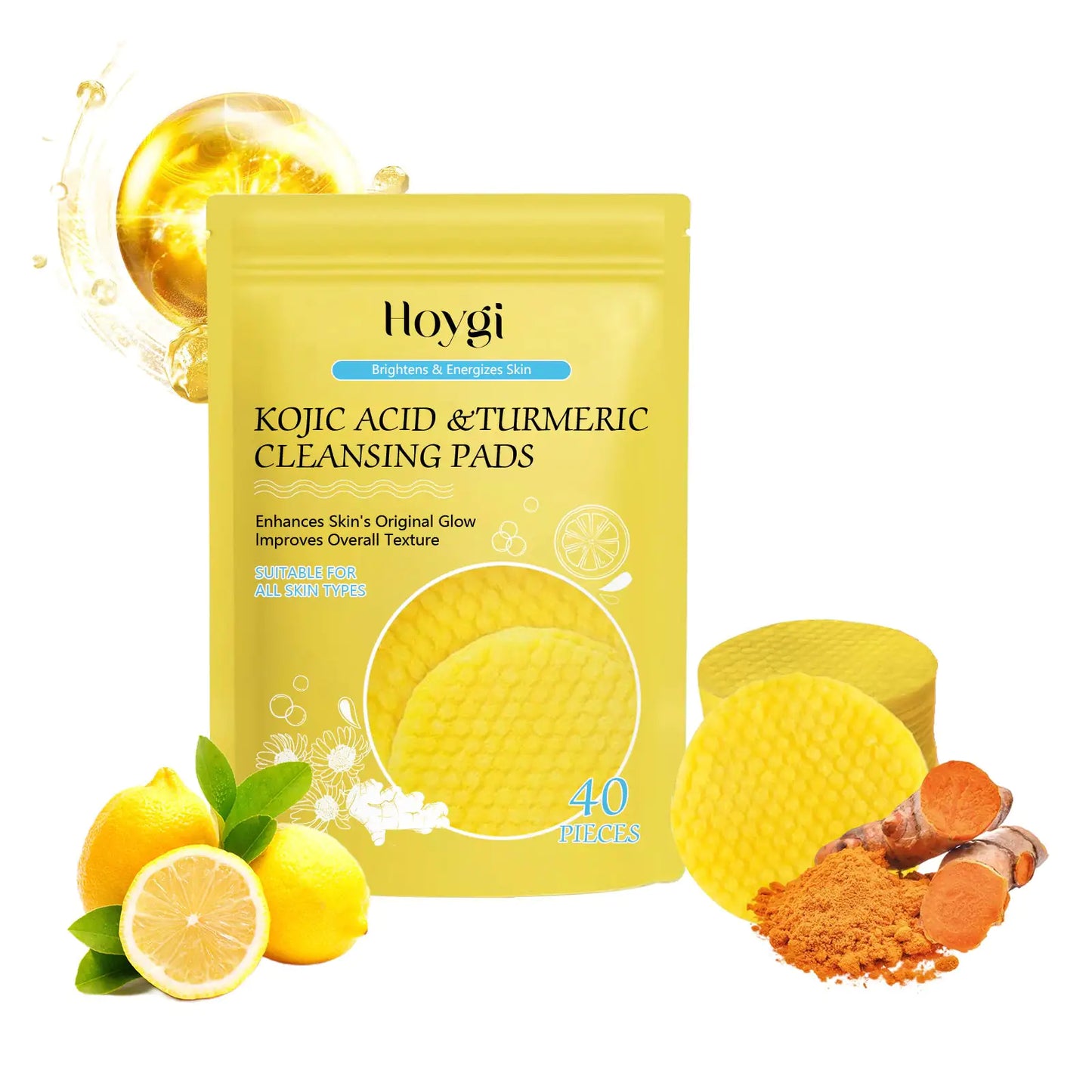 Turmeric Radiance Exfoliating Cleansing Pads