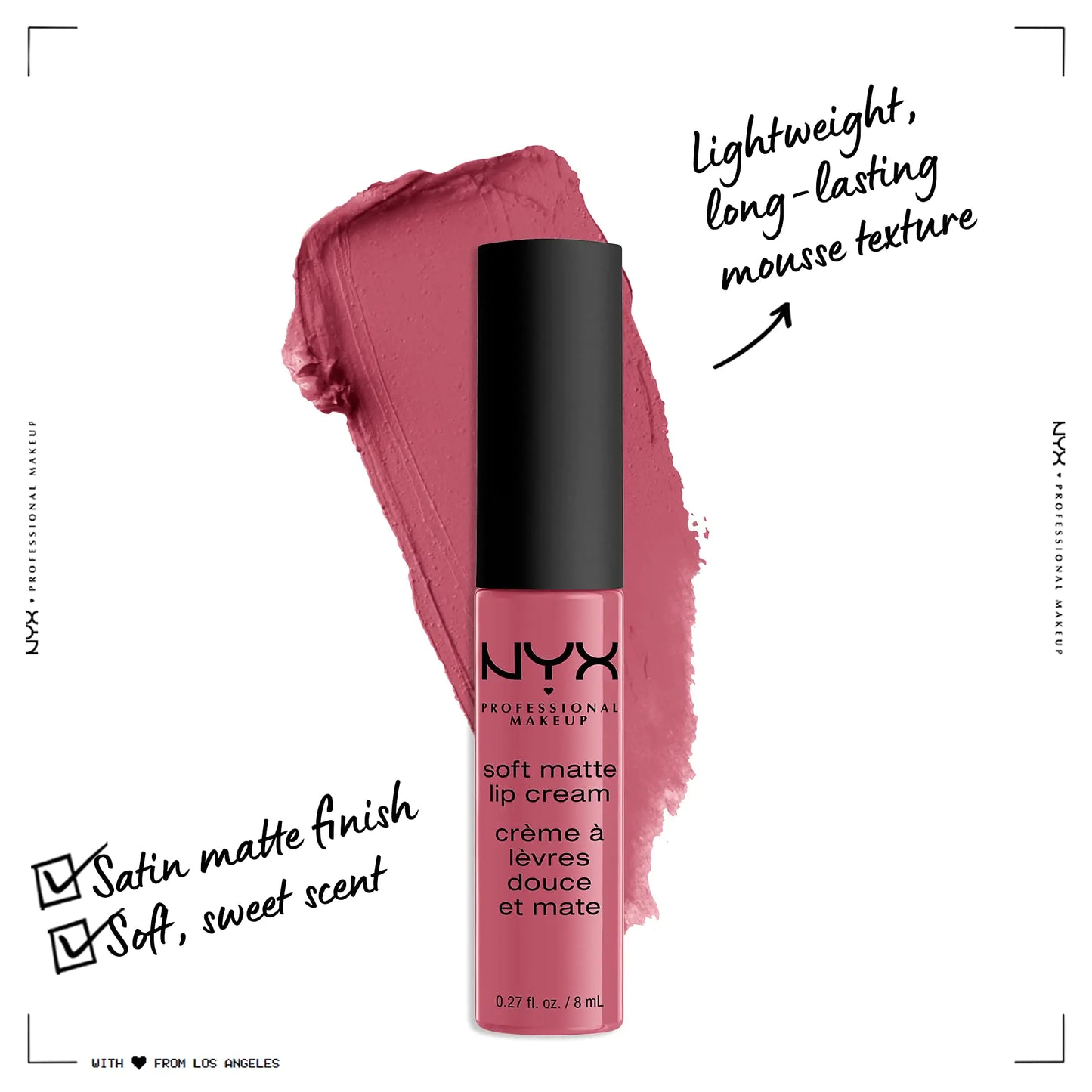 NYX Soft Matte Lip Cream - Mauvey Pink Montreal