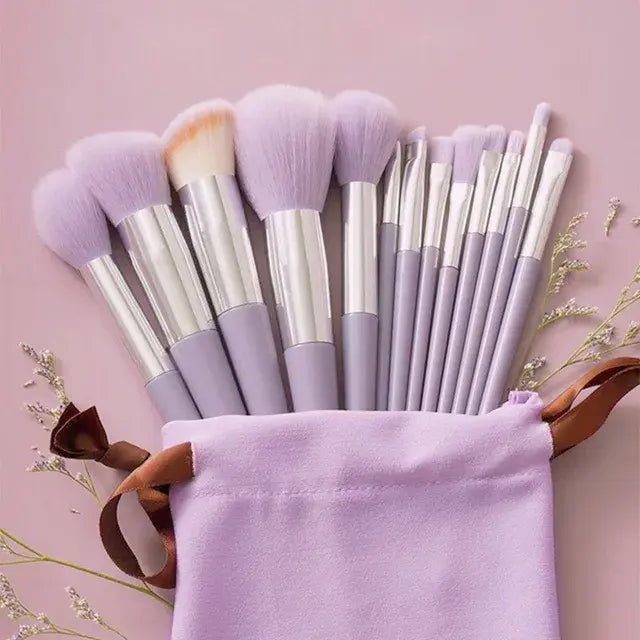 Luxurious Fluffy Makeup Brush Kit