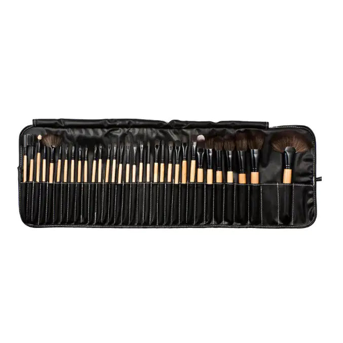 Artisan 32-Piece Luxury Wooden Brush Kit