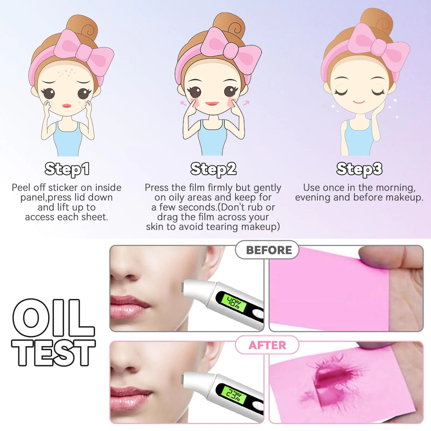 Fresh Grapefruit Makeup-Friendly Blotting Papers