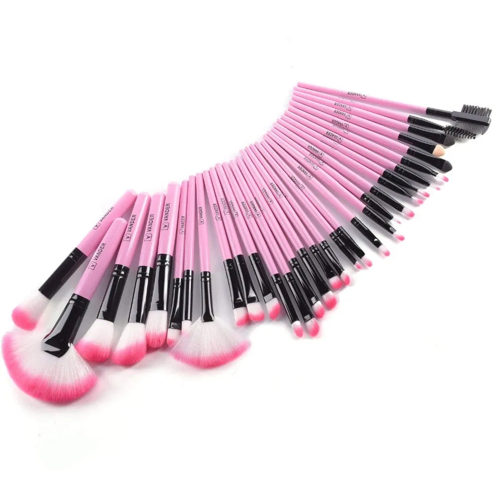 32-Piece Elite Makeup Brush Kit