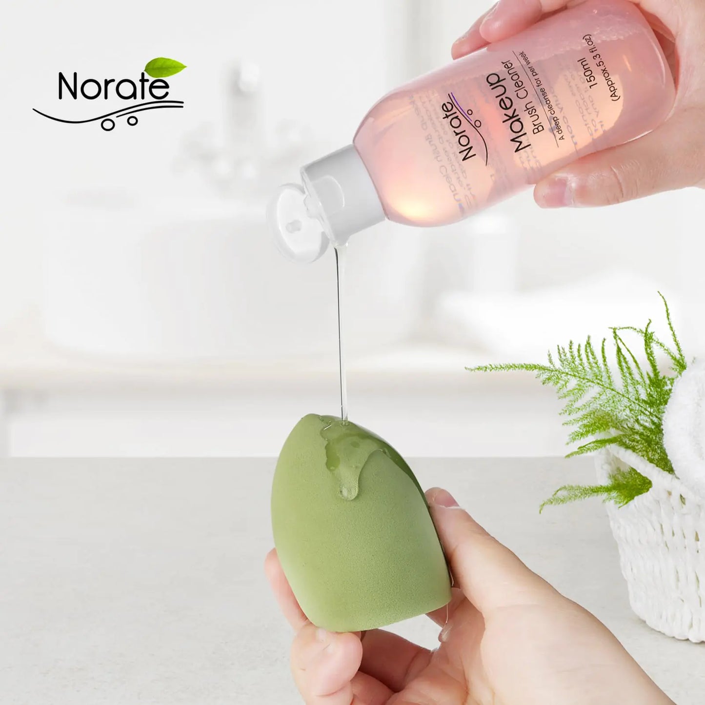 Norate Gentle Makeup Brush Shampoo, 5.3 FL.OZ