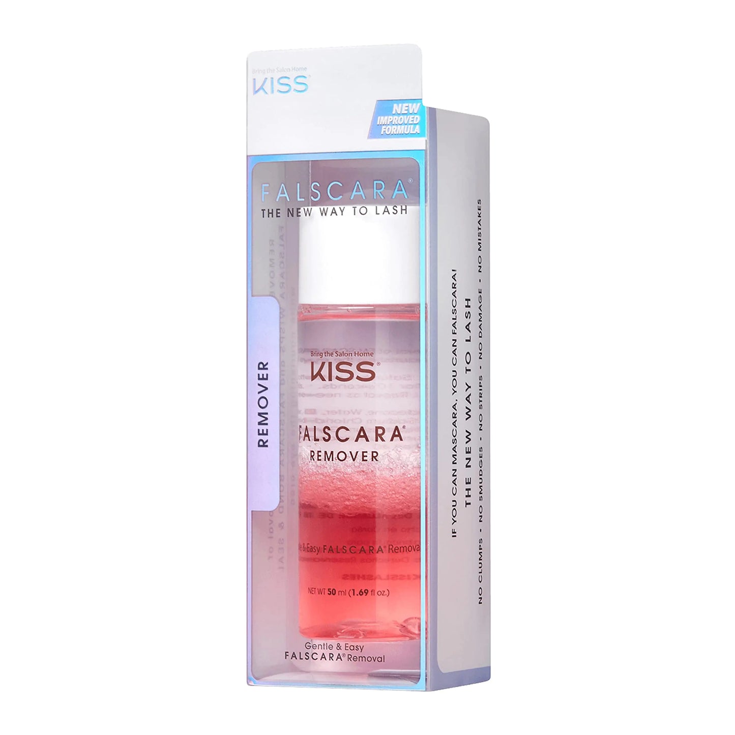 KISS Rosewater Lash & Makeup Remover, 50 ml