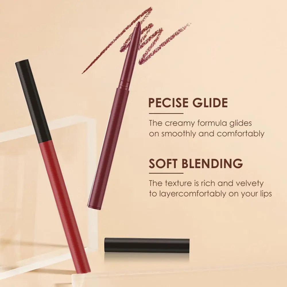 BestLand Velvet Matte Lip Kit & Liners, Waterproof Nude Set - 6 Fl Oz