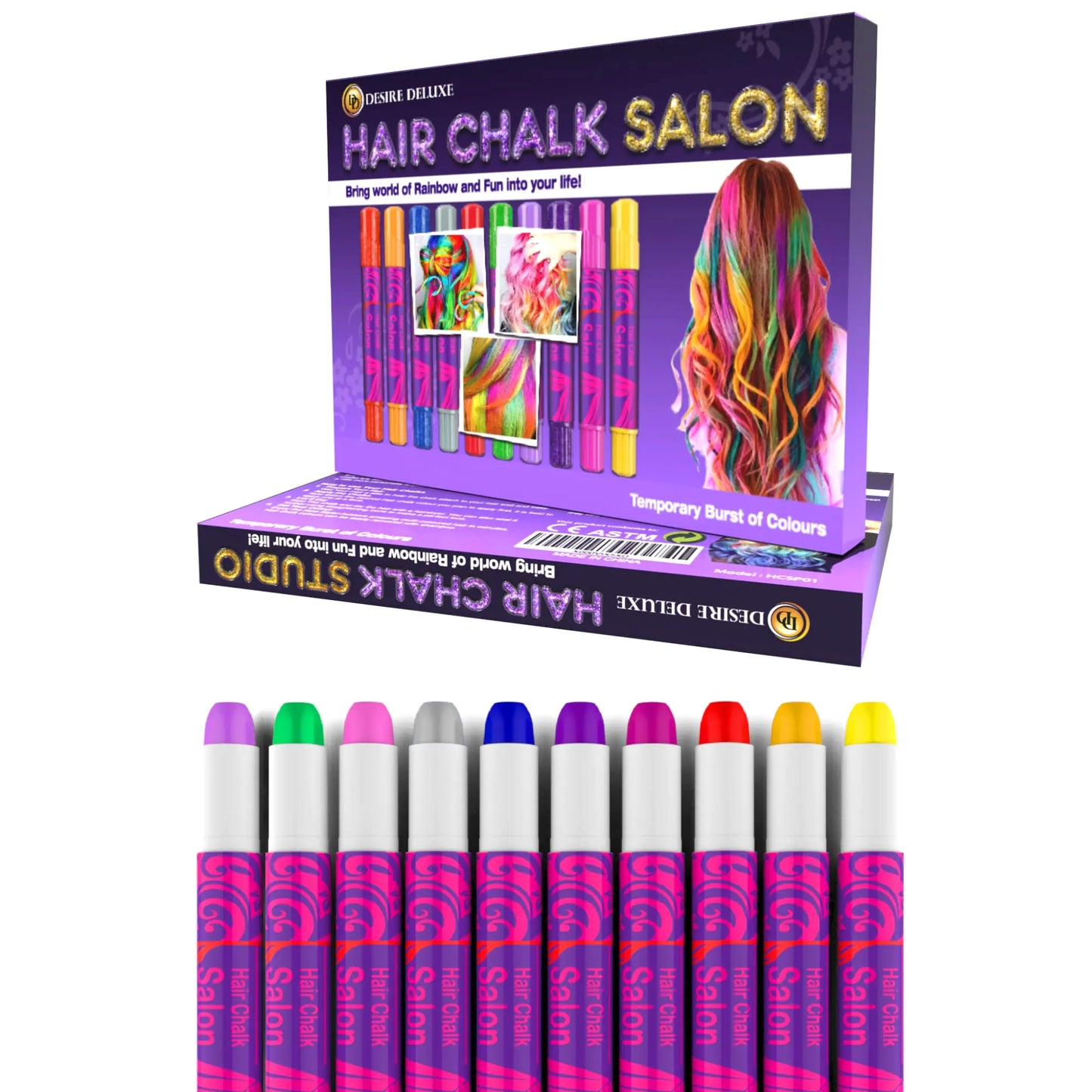 Chic Chalk Hair Color Kit for Kids