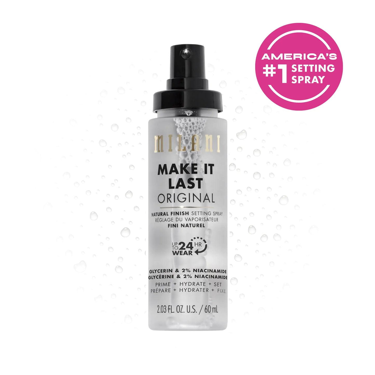 Milani 3-in-1 Prime Set & Correct Spray 2.03 Fl Oz