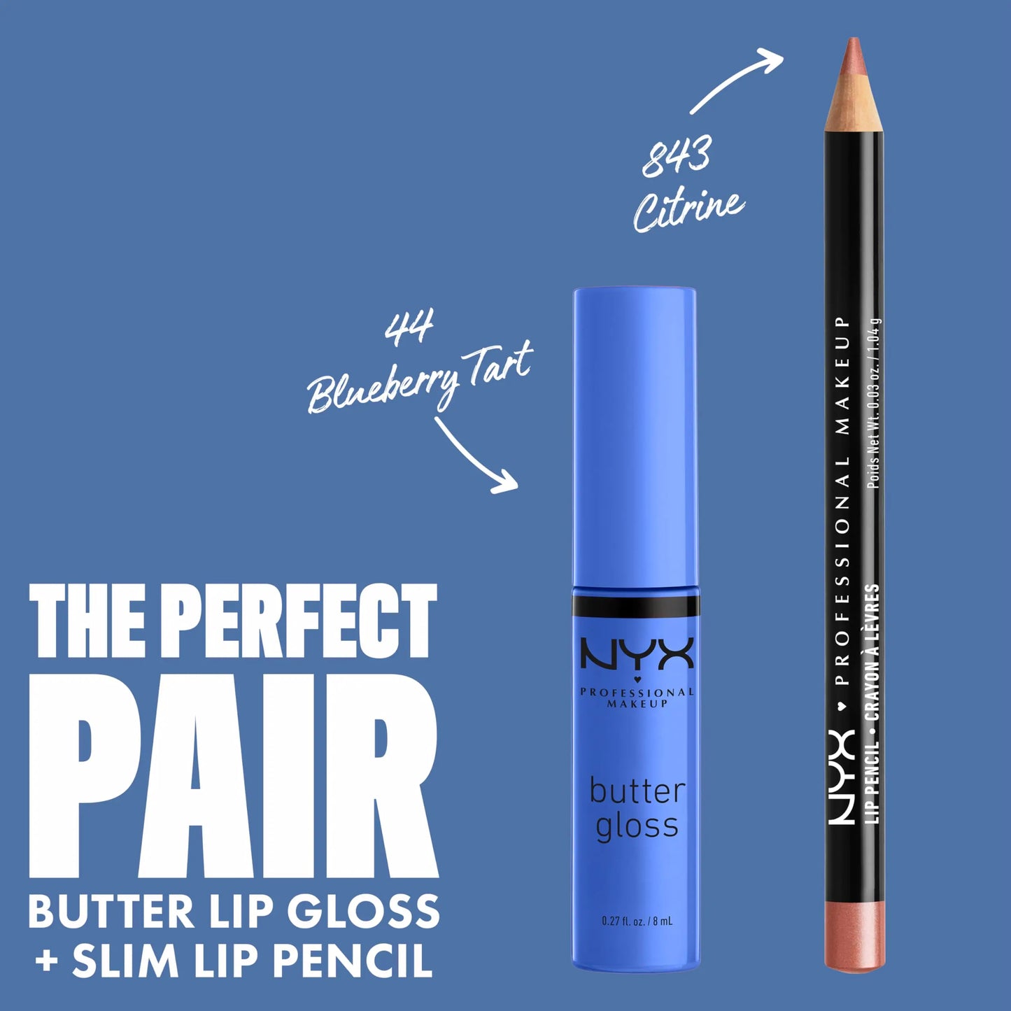 NYX PRO Blueberry Butter Gloss 0.27oz