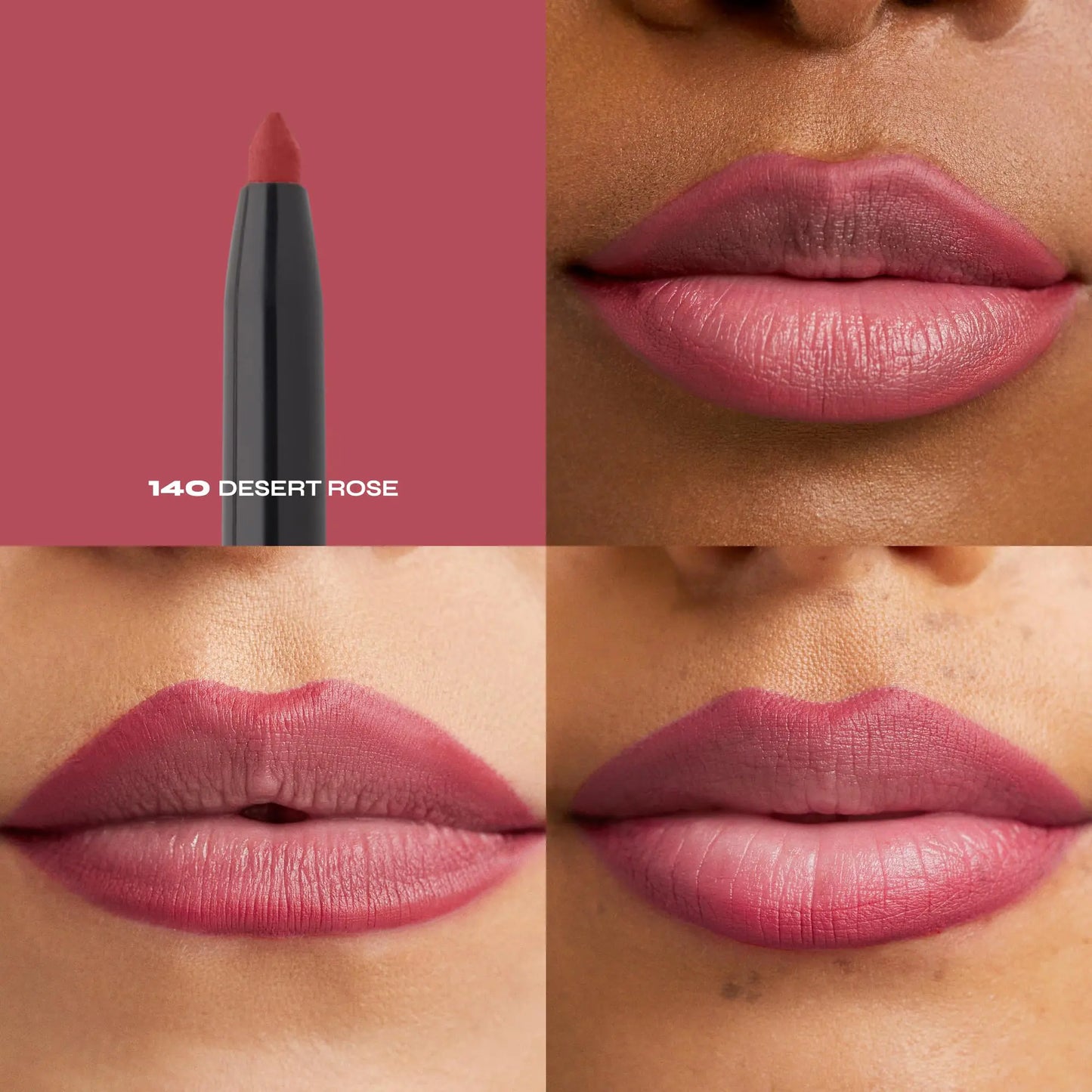 Milani Understatement Lipliner Pencil - Highly Pigmented Retractable Soft Lip Liner Pencil, Easy to Use Lip Makeup Desert Rose