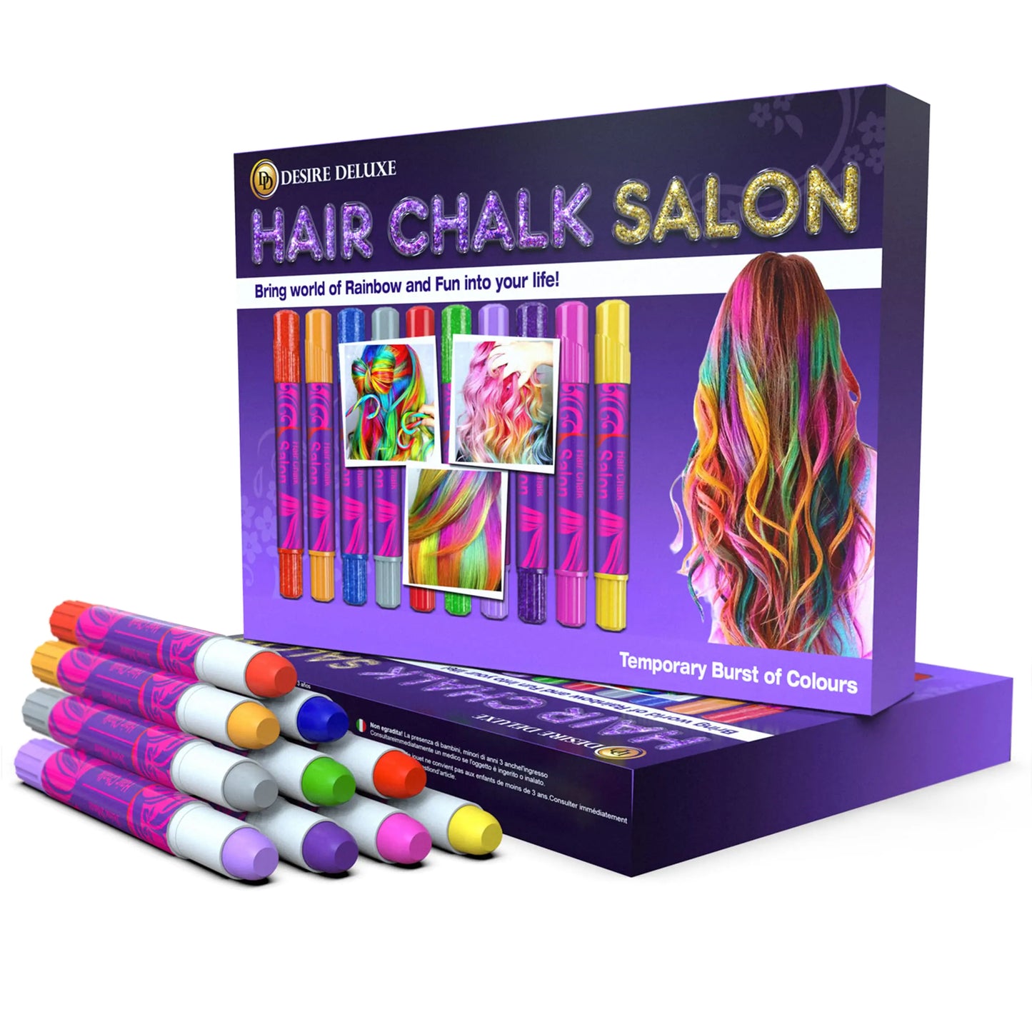 Chic Chalk Hair Color Kit for Kids